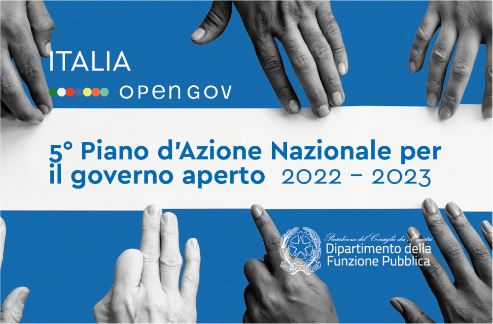 Consultazione sul 5 Piano d’Azione Nazionale per il governo aperto  2022 - 2023