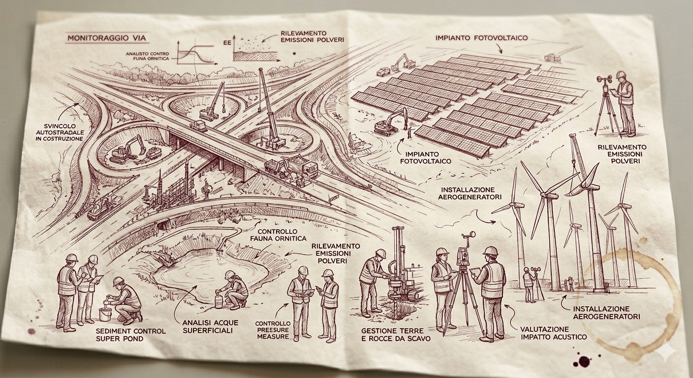 Linee Guida ISPRA per la redazione del Progetto di Monitoraggio Ambientale delle opere soggette a procedura di VIA