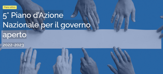 Immagine di copertina - Processo di co-creazione del 5° Piano Nazionale per il governo aperto.png