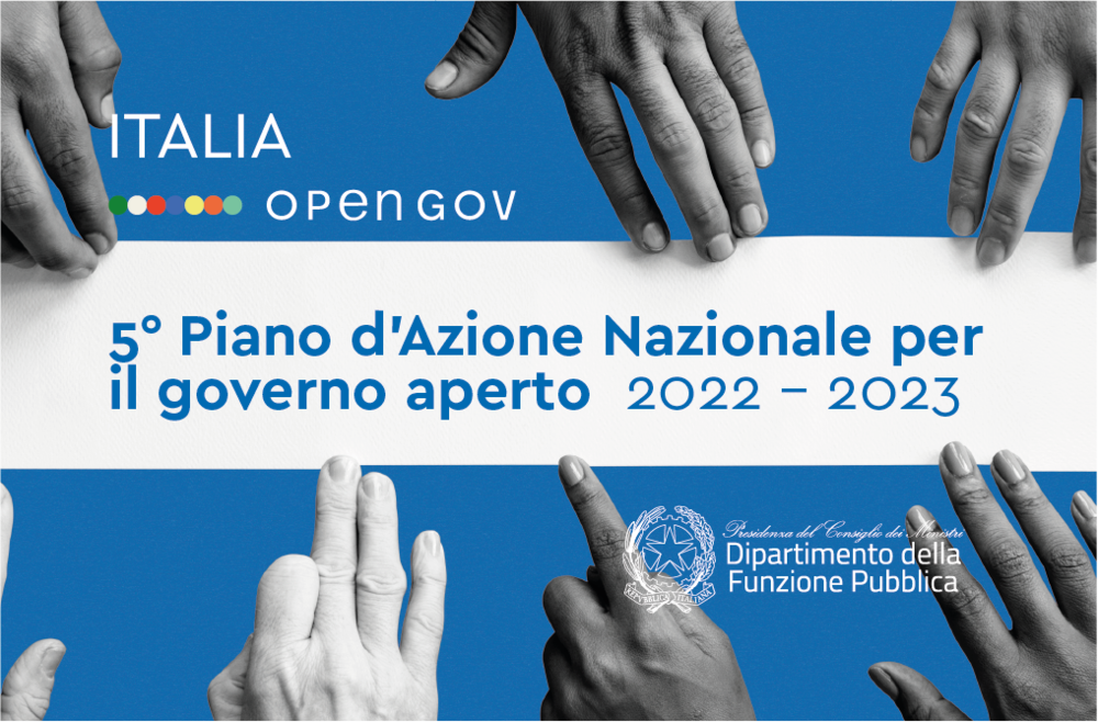 Media picture: Consultazione sul 5 Piano d’Azione Nazionale per il governo aperto  2022 - 2023